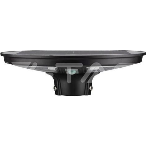Lámpara LED solar para jardín V-TAC de 7,5 W con sensor de movimiento, mando a distancia y temporizador, IP65, color blanco frío