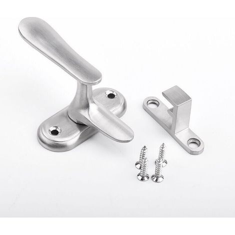 Loquet de porte quart de tour Loquet de fenêtre Acier inoxydable 304 (LxHxP) 73x50x35mm (1/4)