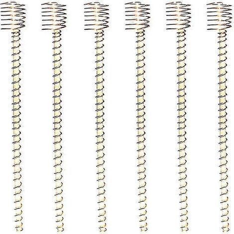Lot de 6 antennes à bobine de cuivre pour culture électrochimique, idéales pour la culture de plantes et légumes. (1/5)