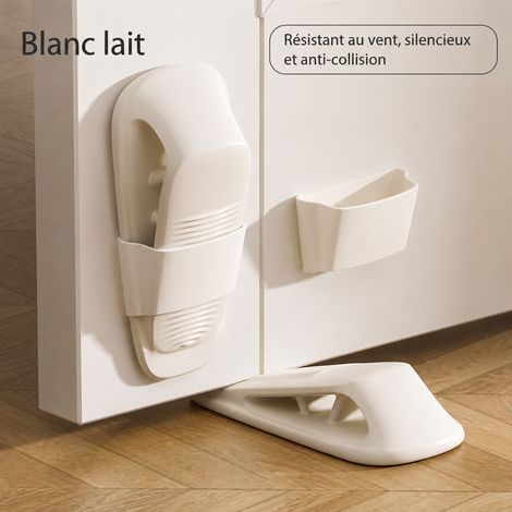 Butée de porte en silicone M3 avec rangement cale-porte anti-collision 1 pièce blanc blanc 200 g – Livraison gratuite