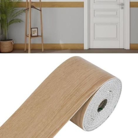 Plinthe souple - NBR - Large et épaisse - Autocollante - Flexible - Résistante à l\'eau (1/4)