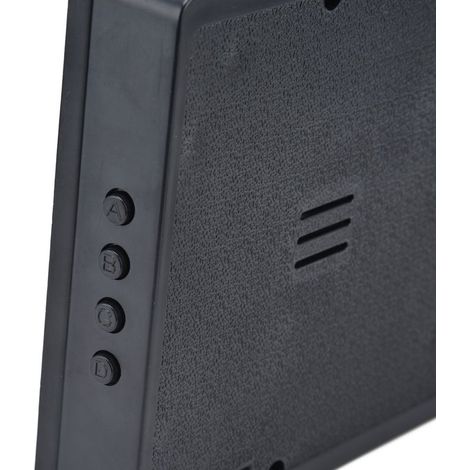 Clock wall-mounted digital LED, calendrier Simple, desk for bedroom to bed, bedside, desk, socket 100-240VEU (1/5)