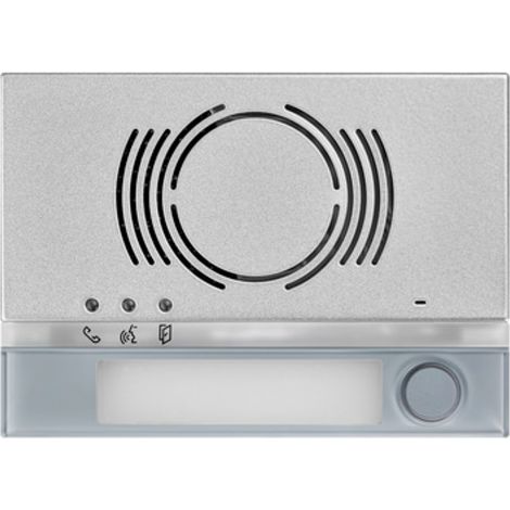 Frontale per posto esterno audio con 1 pulsante Alpha Grigio Urmet 1168/131G