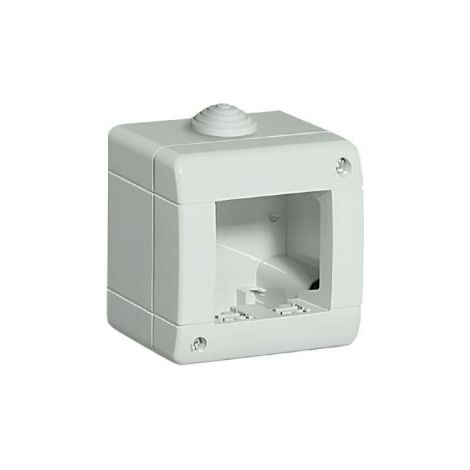 Mapam custodia IDROBOX 2 moduli IP40 compatibile serie Bticino LIVING LIGHT - ART-A8102-BI