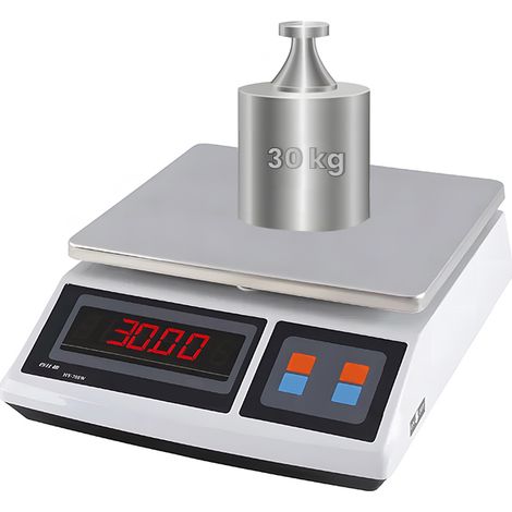 Ladenwaage mit Display, bis 30 kg, Tarafunktion, Abschaltautomatik HDWR wagPRO-S30