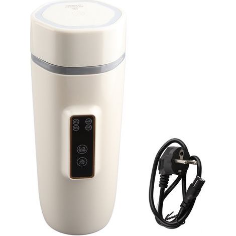 Tragbarer Wasserkocher mit intelligenter Digitalanzeige, einstellbarer Temperatur, 220-V-EU-Stecker, beige (1/5)