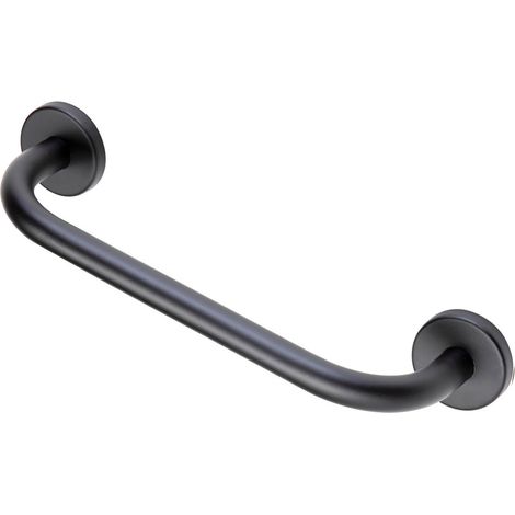 Signature Straight Grab Rail 350mm Length - Matt Black (1/2)