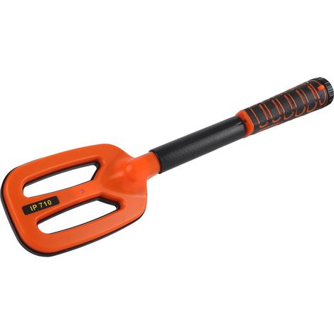 Détecteur de métaux étanche IP68 avec alarme sonore, lumineuse et vibratoire, lampe LED, pour la plongée sous-marine jusqu'à 30-60 m de profondeur, couleur orange. (1/5)