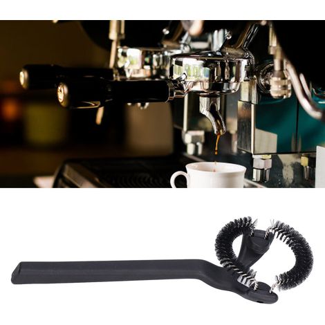 Bürste für italienische Halbautomaten-Kaffeemaschinen, Griffbürste, Bürste für den Brühkopf, abnehmbare Anti-Verbrennungsbürste, 58 mm Innendurchmesser (1/5)