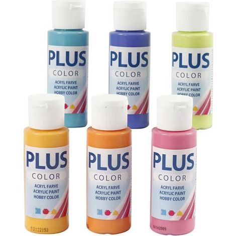 Peinture acrylique satinée de qualité, couleurs intenses et très couvrantes. Sèche rapidement et laisse une surface mate satinée . (1/4)