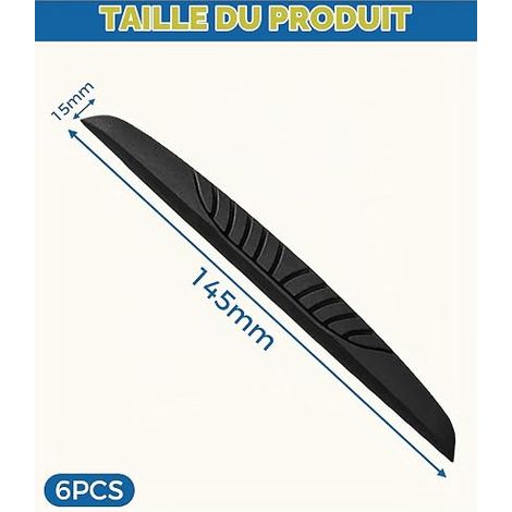 Protection Portiere Voiture,Protections pour Portières Auto,du Bord D'automobile Rétroviseur,Bandes Anti Collision,pour Véhicules (1/4)