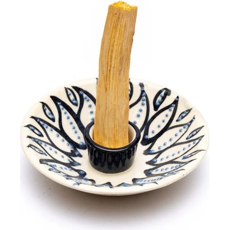 Supporto in ceramica per Palo Santo - Bianco (1/4)