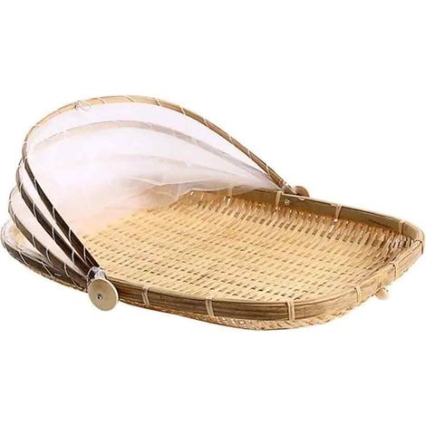 Cloche Alimentaire - Structure Tente Pliable - Protection Contre Les Mouches et La Poussière - Pour Fruits Plats Buffet Picnic - 1 Pièce (1/5)