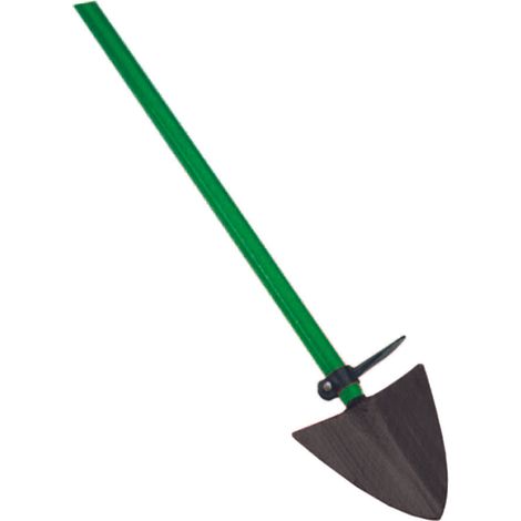 Vanga pesante forgiata con manico ferro con staffa girevole - cm.24x24/143h. attacco Ø mm.35