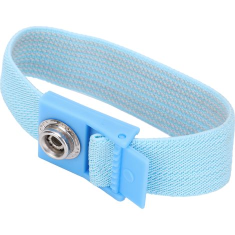 Bracelet antistatique en PU 5 m x 2,4 mm P7 avec fil de cuivre et fiche banane (1/5)