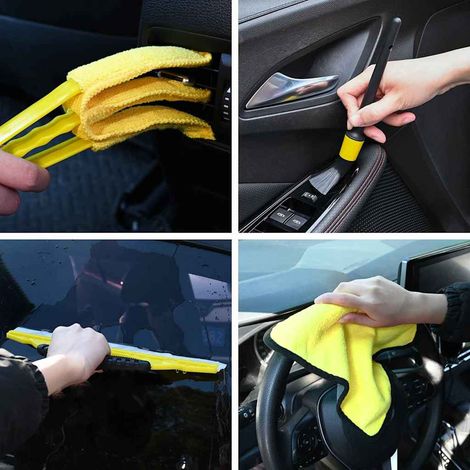 Auto Bürsten Set Mehrfarbig Poly-Rattan (1/5)