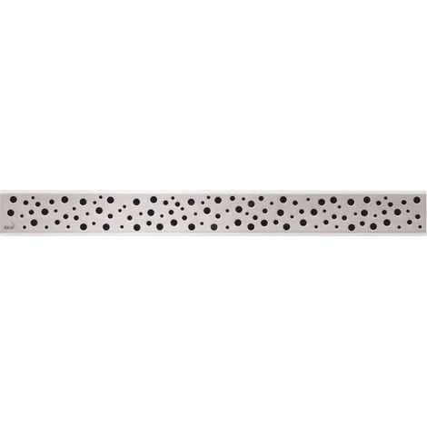 Alcadrain Grilles - Grille pour caniveau de douche linéaire 850 mm, inox brillant BUBLE-850L (1/3)