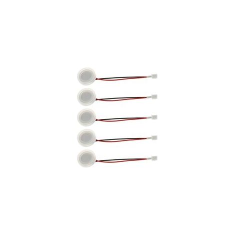 Cinq Disques Céramique 20mm 1.7MHz pour Brumisateur Ultrason avec Joints Étanchéité (1/4)