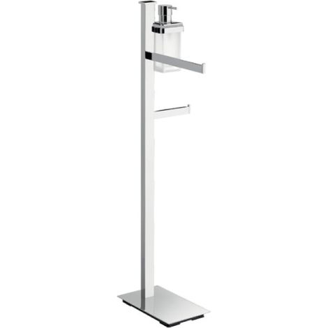 COLOMBO DESIGN Piantana con spandisapone (l 0,28) porta salvietta/mata units b9119d codice prod: B9119DCR (1/2)