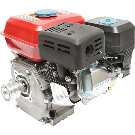 Motore a Scoppio 7.5 CV 196cc, Motore a Benzina 4 Tempi Puleggia, Avviamento a Strappo Breckner Germany