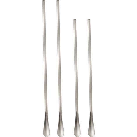Cuillère À Café - En Acier Inoxydable 304 - Manche Long - Pour Café Thé Cocktail - Lot De 4 (1/5)