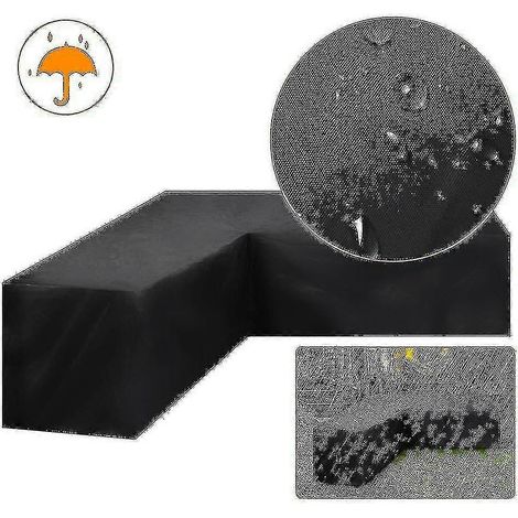 Funda impermeable para tumbona de jardín, protector para sillas de jardín y muebles de patio stcyv (1559568cm)