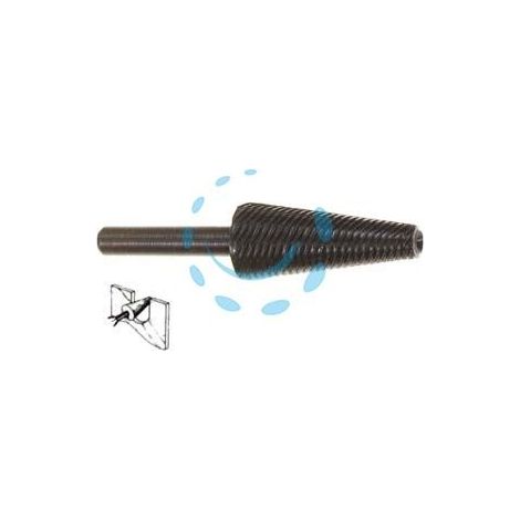 FRESA-LIMA CONICA ROTATIVA PER FERRO - codolo mm.6 per trapano PG 422.00