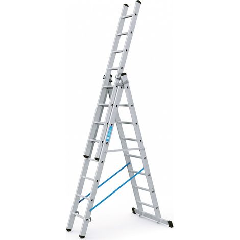 ZARGES Mehrzweckleiter Skymaster X, LM, 3 x 8 Sprossen (1/5)
