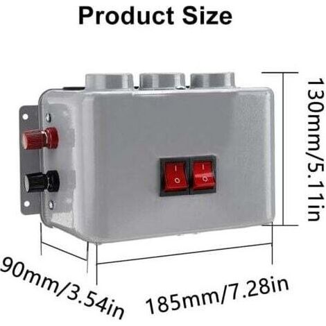 Car Heater 12V 800W Winter Heater Compact Car Heater 3 Air Outlets 2 Speed Switch (1/4)