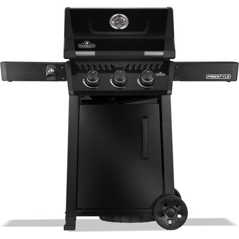 Barbecue a gas - NAPOLEON - Freestyle 365 - 3 bruciatori in acciaio inox - Griglie in ghisa smaltata - Ripiani pieghevoli (1/5)