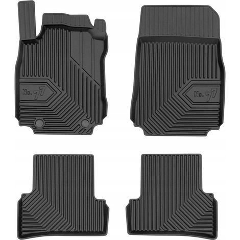 Alfombrillas para Renault Modus 2004-2012, alfombrillas para puertas, alfombrillas de goma para puertas, bandejas 77 (1/5)
