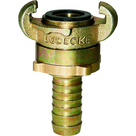 Lüdecke MODY-Schlauchkupplung DIN 3238, Temperg. Tülle 13mm, 1/2 (1/2)