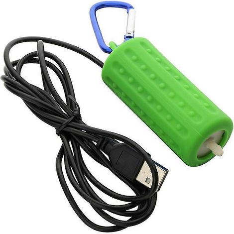 Pompe à oxygène pour aquarium, mini-pompe portable USB silencieuse et économe en énergie. (1/5)