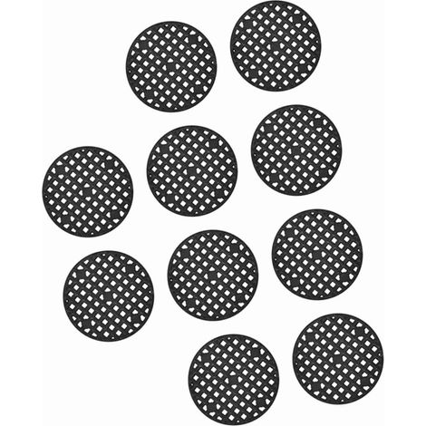 Grillage pour Pots de Fleurs  Anti-Séchage Mat Gardinage Bonsai (Diamètre 4,5 cm)  Lot de 10 Pièces Plastique Perméable à l'Air  Empêche Fuite Terre et Insectes (1/5)