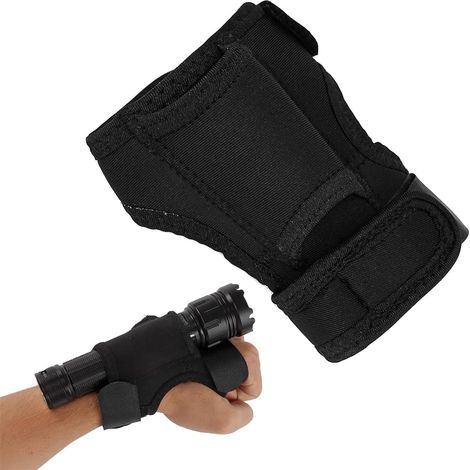 Étui de Lampe de Poche au Poignet,20–25 mm,Support de Lampe de Poche Holster Lampe de Poche Gant Porte de Poche de plongée pour la Plongée en Plein Air et Le Camping (1/5)