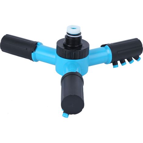 Tête d'arrosage rotative à 3 bras G1/2 po, buse d'irrigation mobile pour jardin et pelouse (1/5)
