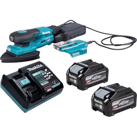 Levigatrice a delta a batteria Makita BO 006 CGU201 40 V max. 100 x 150 mm, corsa 3,0 mm, motore brushless + 2 batterie da 4,0 Ah + caricabatterie (1/5)