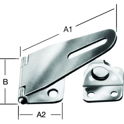 Vormann Sicherheitsüberfalle Edelstahl 80x37x1,5mm (1/2)