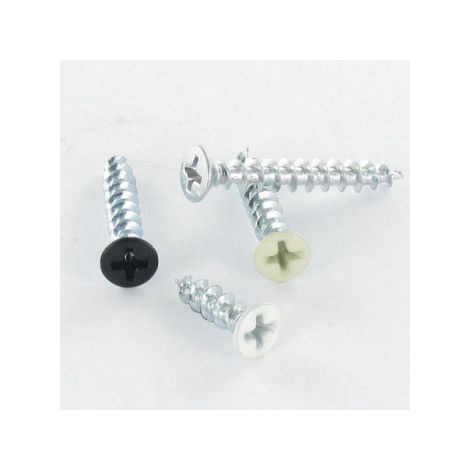 Vis pvc 30 Tête fraisée Phillips 4.3X30 Autoperceuse Acier zingué RAL7016 gris anthracite-1000 pièces
