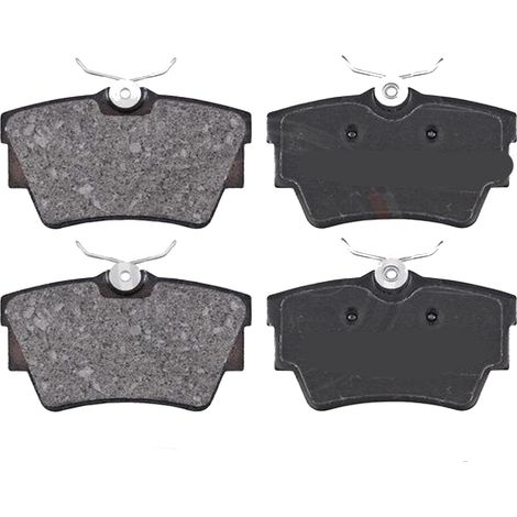 KIT PASTIGLIE FRENO POSTERIORI compatibile con RENAULT TRAFIC II PIANALE PIATTO / TELAIO (EL) / PASTIGLIE FRENANTI AUTO OEM 37288, / SOSTITUZIONE DIRETTA / BASSA POLVERE / SILENZIOSO