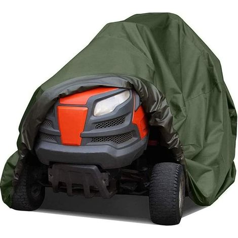 Protective cover for lawnmower – Waterproof 210D Oxford fabric – UV and water resistant – Dimensions 140x66x91cm (green) (1/5)