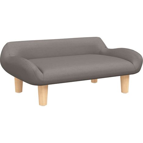 Canapé pour enfants taupe 70x40x24 cm tissu (1/5)