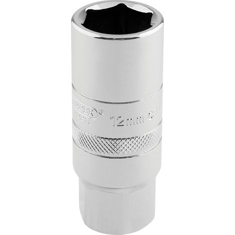 Draper 1/2 Square Drive 12mm Thread 6 Point Spark Plug Socket 18mm Socket 16779 (1/5)