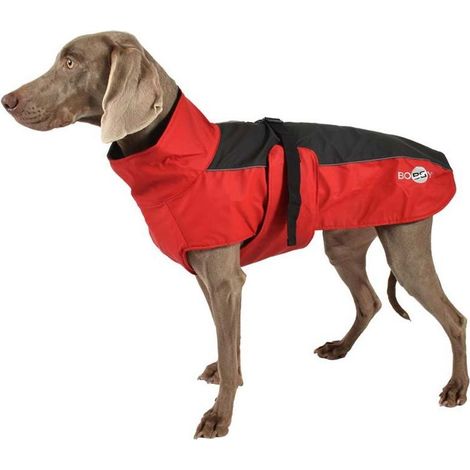 30 cm: Giubbotto imbottito modello Technic nero con dettagli catarinfrangenti per cani