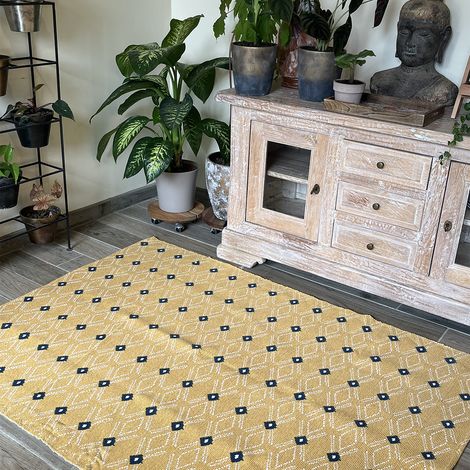 Tapis Jakarta Jaune 120 x 170 cm (1/4)
