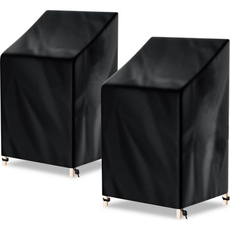 2er Set Gartenstuhl Abdeckung Wasserdicht 65x75x85/120cm, 210D Oxford, Reißfest, UV-Schutz (1/5)