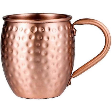 350 ml Becher aus 100 % reinem Kupfer, ideal als Tumbler, Cocktailbecher oder für Restaurants und Bars mit Kaltgetränken. (1/5)