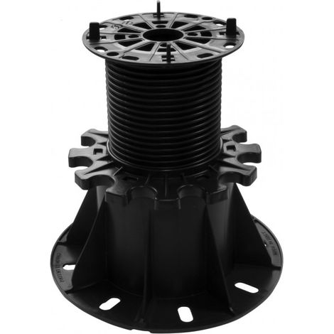 Plot réglable pour dalles 115-220 mm – Base 314 cm² pour évacuation eau – Polypropylène solide pour terrasses – Dakota