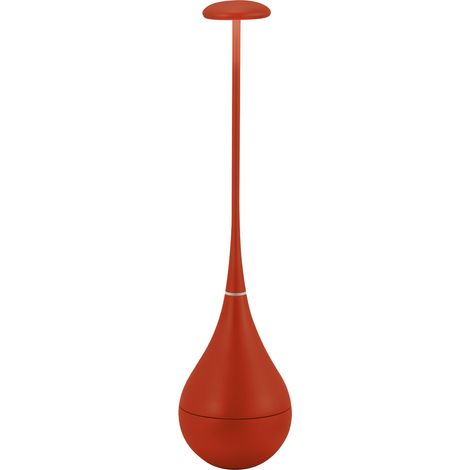Zafferano Dondolina - Lampada da Tavolo Led Ricaricabile IP65, Senza Fili, Dimmer Touch - Design Italiano Colore Rosso (1/2)