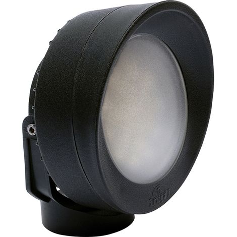 Scheinwerfer tommy 1xgx53 10w mit Drucktaste cct (3Farben) ip66 l.15,2xwd.12,2xh.16,5cm schwarz resin